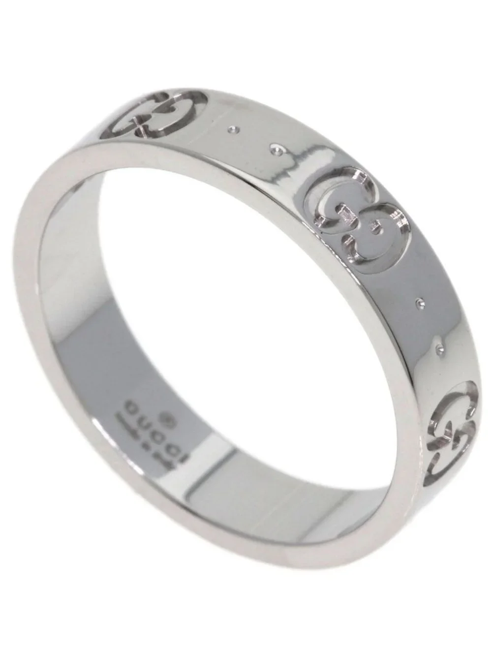Gucci Icon Ring 18k White Gold